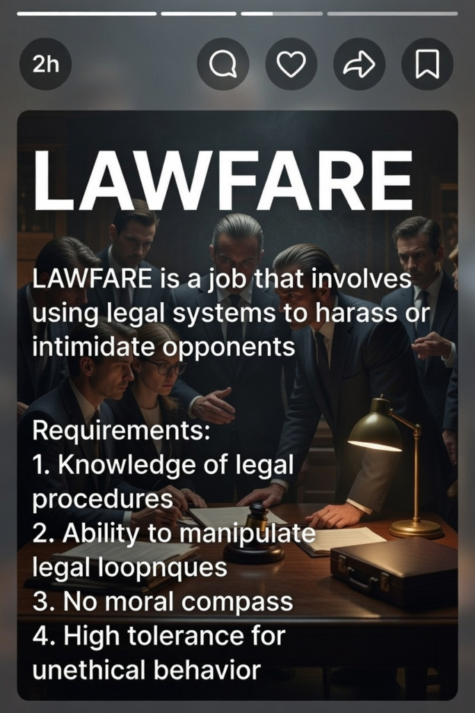 Que es la Guerra Jurídica o Lawfare?